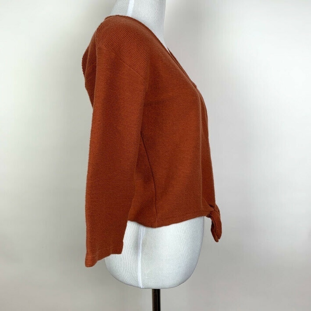 Madewell Texture & Thread Tie Front Crop Top - Picture 5 of 8